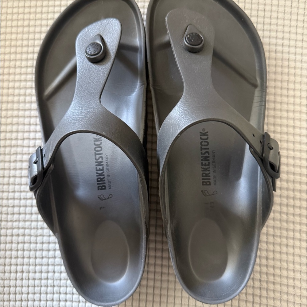 Birkenstock Gizeh EVA in Pewter Metallic